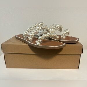 Steven Madden TAYE Pearl Sandals (W 9.5)